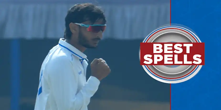 Shahbaz's 6/34 vs Gujarat in 1st Inns