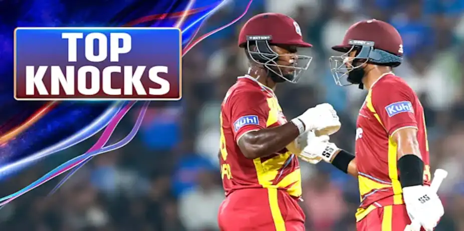 Rutherford's 56 vs IND in 1st T20I