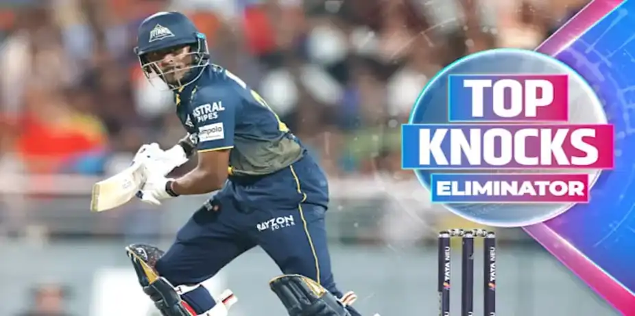 Sai Sudharsan's 80 vs MI in Eliminator