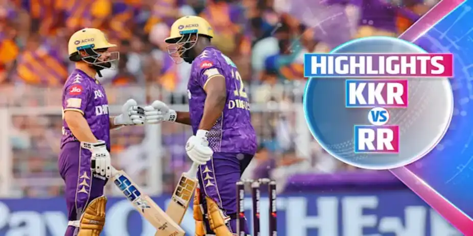 KKR vs RR: Highlights