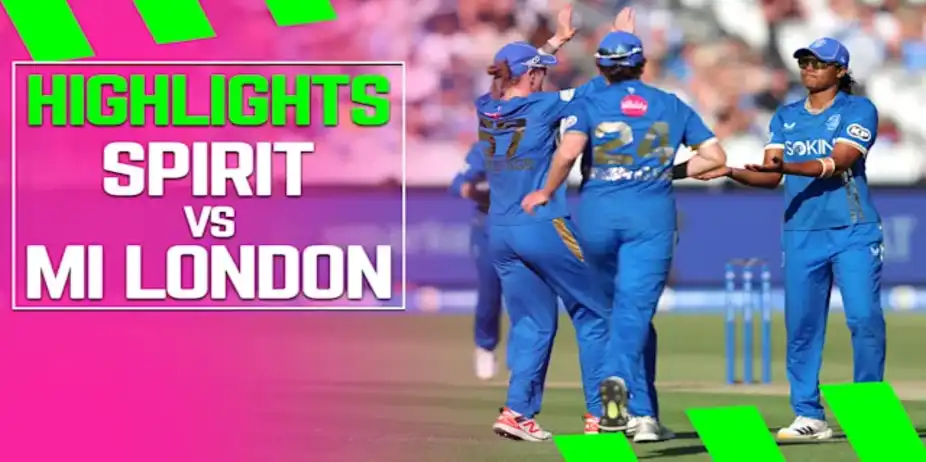 London Spirit vs MI London: Highlights