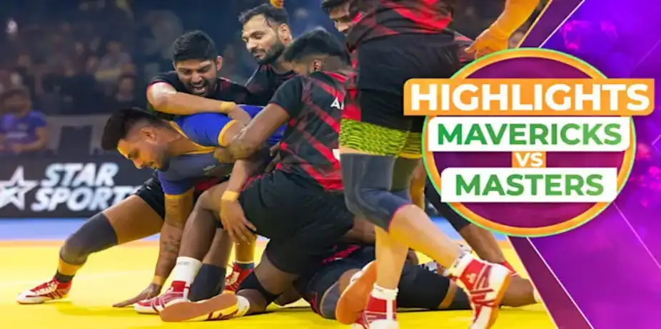 Mavericks 41-39 Masters