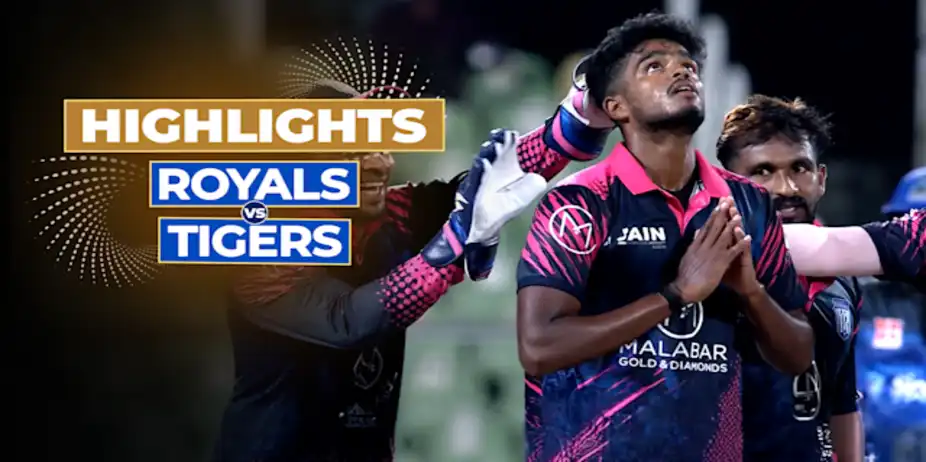 Trivandrum Royals vs Kochi Blue Tigers: Highlights