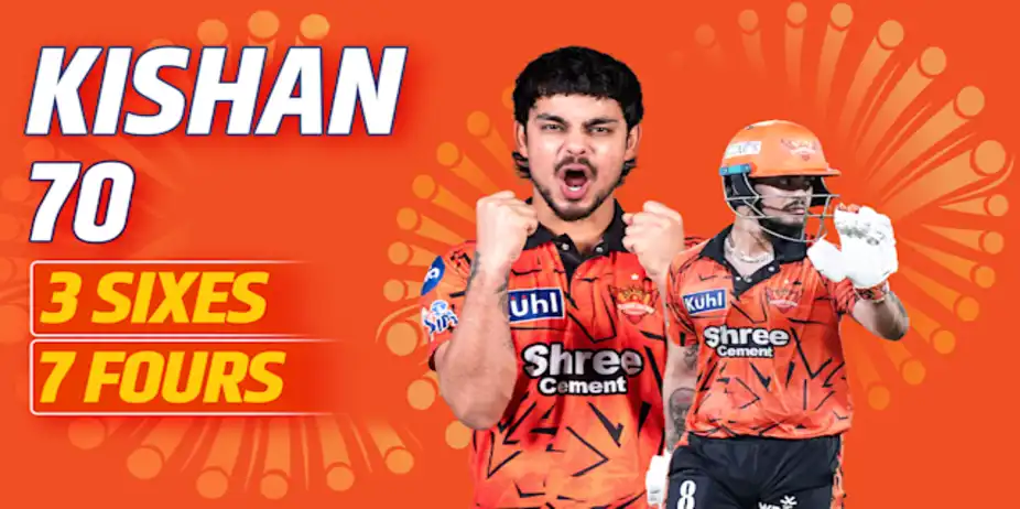 Kishan's 70 vs CSK