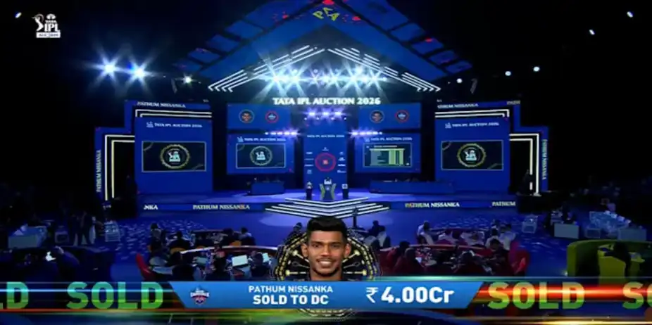 4 Cr! Nissanka Strengthens DC