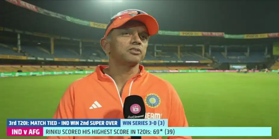 India vs Afghanistan - Dravid's Post-Match Interview