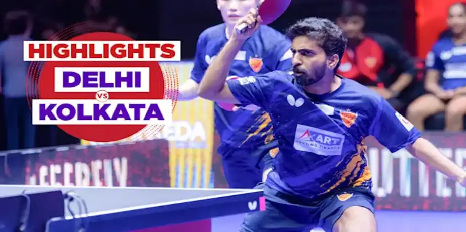 Dabang Delhi T.T.C. vs Kolkata ThunderBlades: Highlights