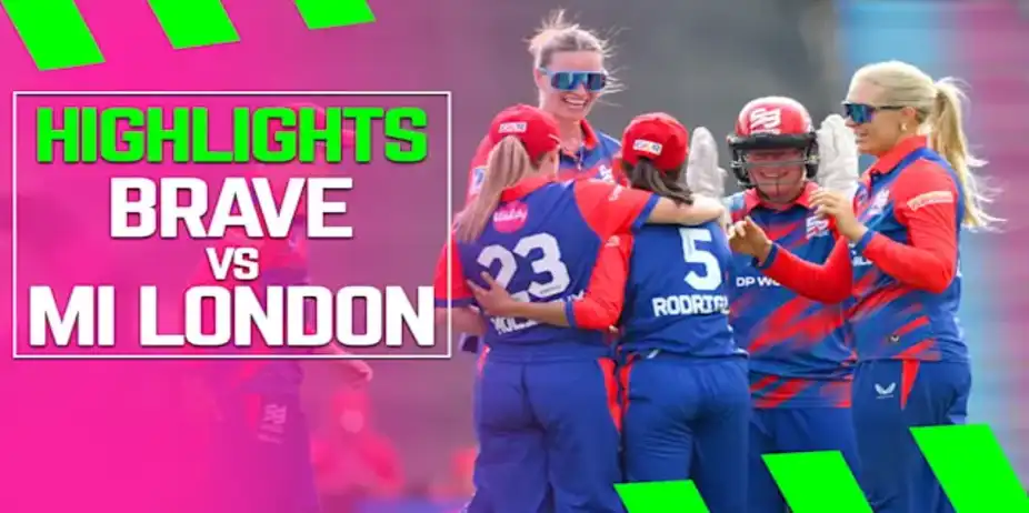 Southern Brave vs MI London: Highlights
