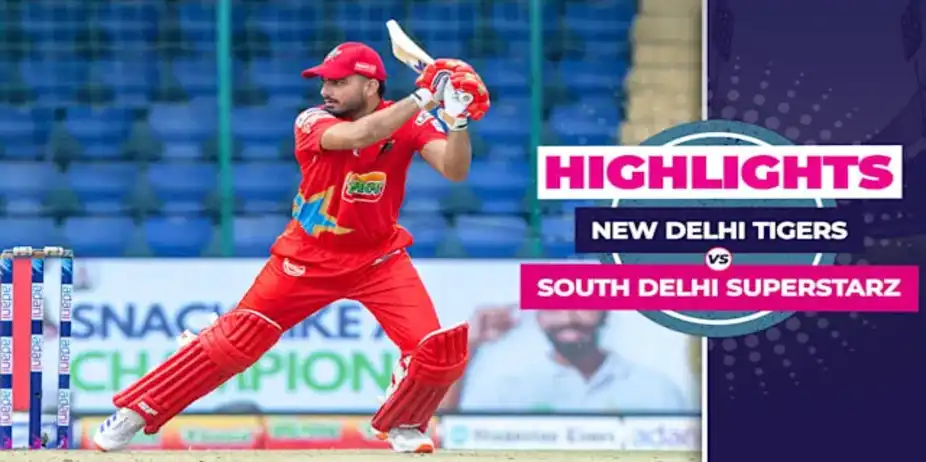 South Delhi Superstarz vs New Delhi Tigers: Highlights