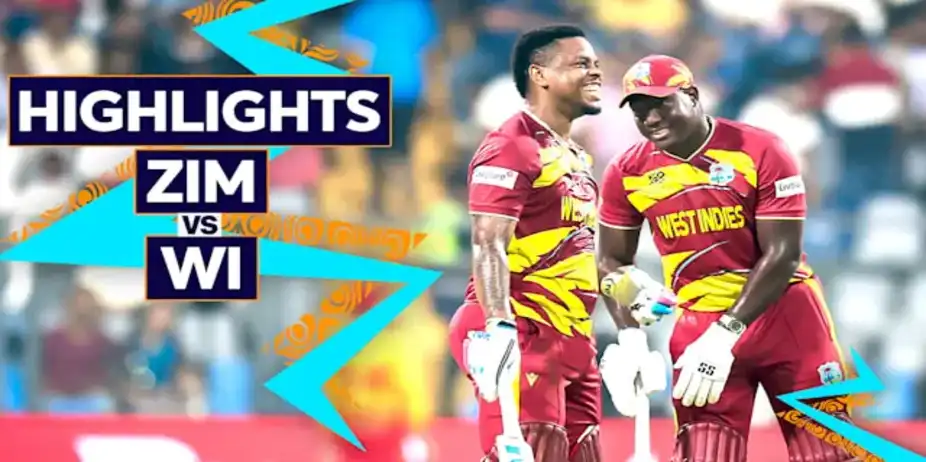 Zimbabwe vs West Indies: Super 8, Highlights