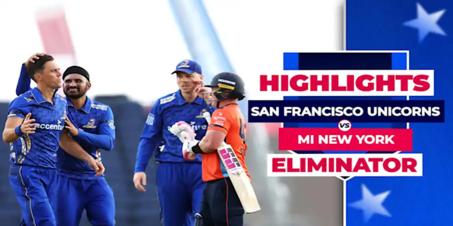 San Francisco Unicorns vs MI New York: Highlights, Eliminator