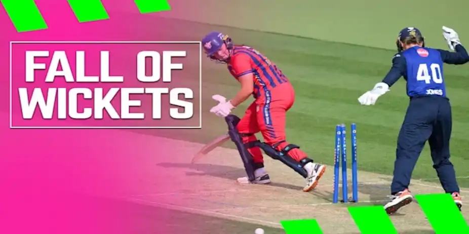 Manchester Super Giants Fall of Wickets vs London Spirit
