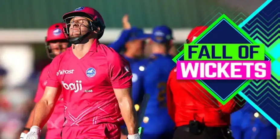 PR Fall of Wickets vs MICT