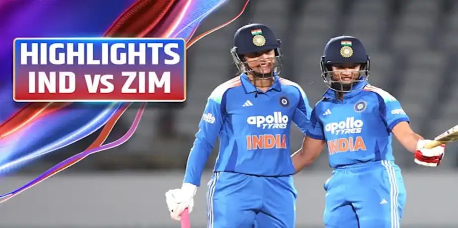 India W vs Zimbabwe W:1st ODI, Highlights