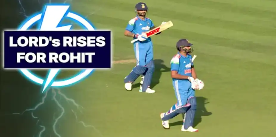 Rohit's Dream Knock Ends