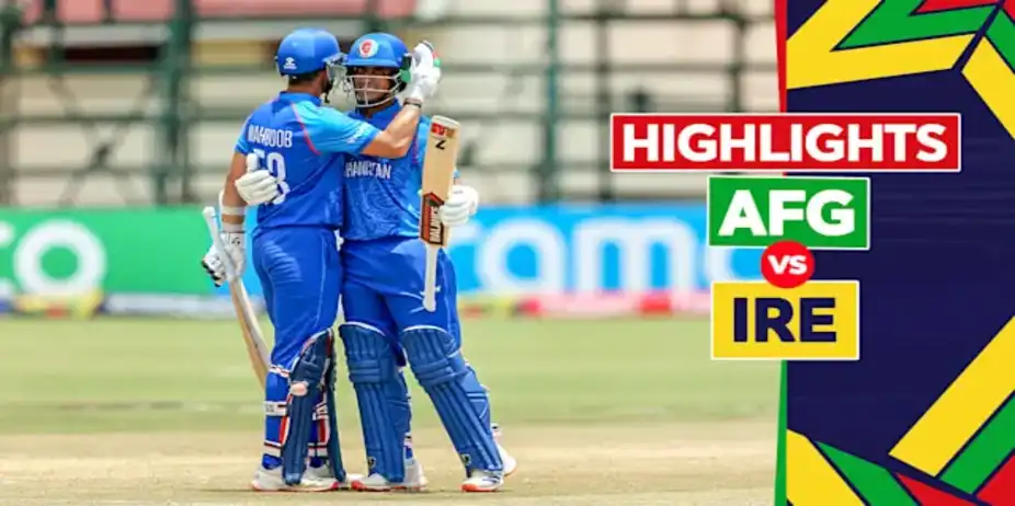Afghanistan vs Ireland: Highlights