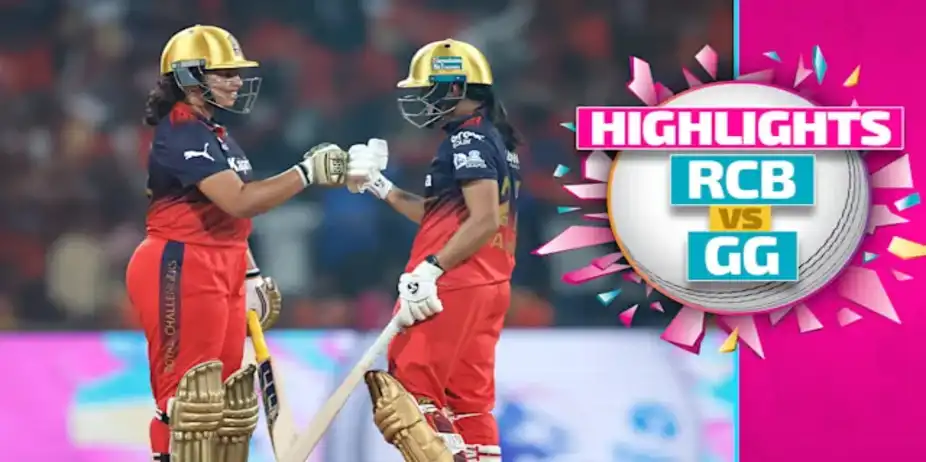 RCB vs GG: Highlights