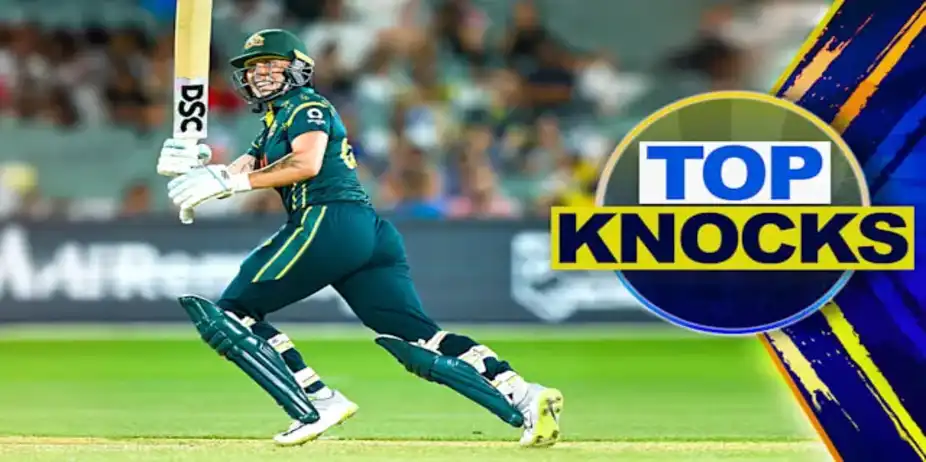 Gardner's 57 vs IND in 3rd T20I