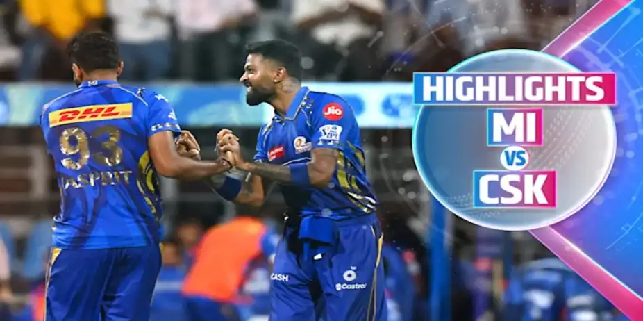 MI vs CSK: Highlights