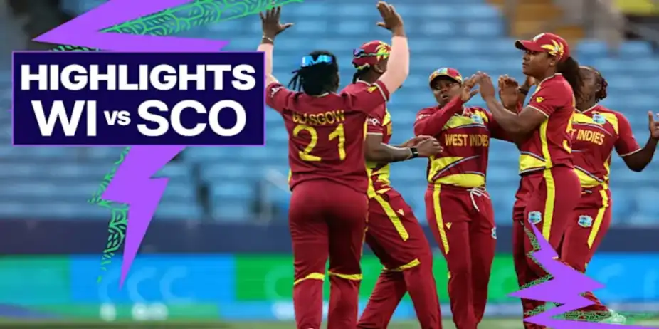 West Indies vs Scotland: Highlights
