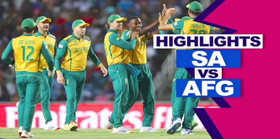 SA Crush AFG to Enter Maiden WC&nbsp;Final