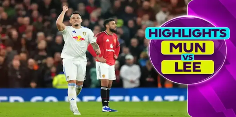 Manchester United 1-2 Leeds