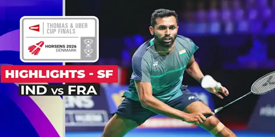 HS Prannoy vs Toma Junior Popov: SF, Highlights