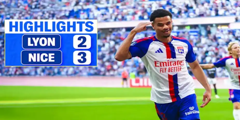 Lyon vs Nice: Highlights