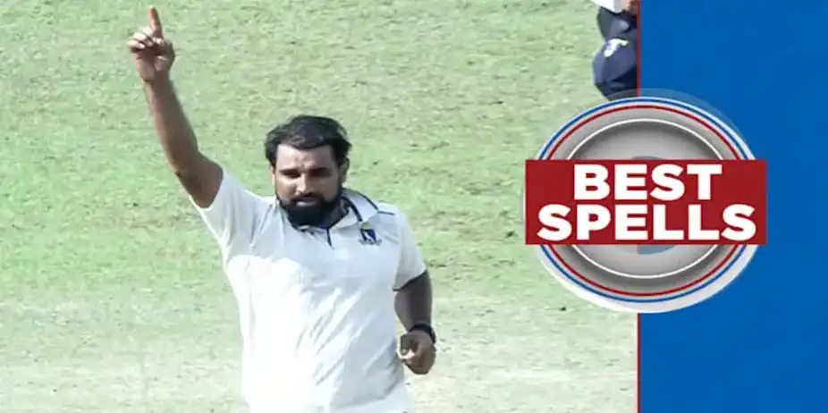 Shami's 5/38 vs Gujarat in 2nd Inns