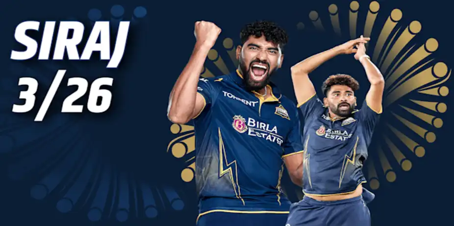 Siraj's 3/26 vs CSK