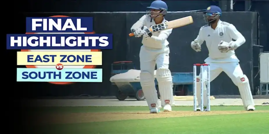 Final: East Zone vs South Zone - Day 1, Highlights