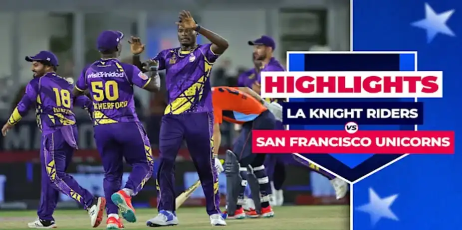 LA Knight Riders vs San Francisco Unicorns: Highlights