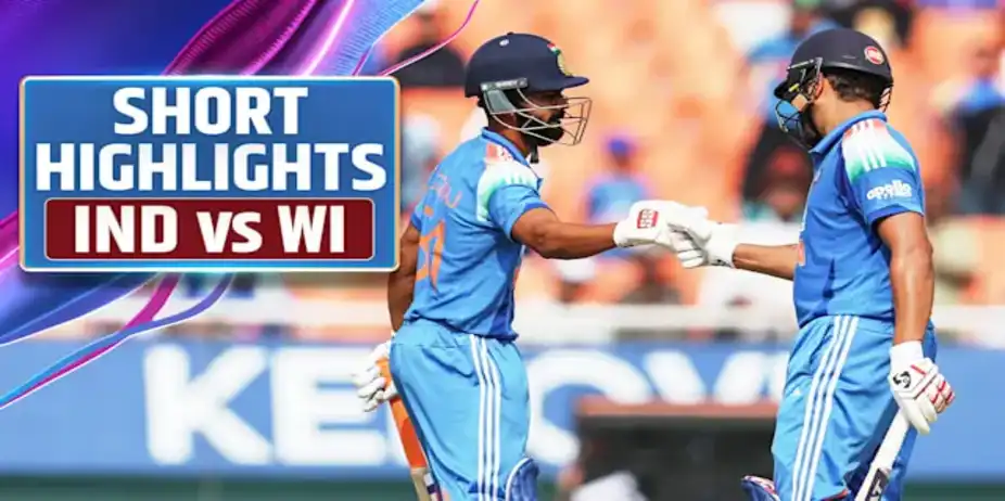 India vs West Indies: 3rd ODI, Short Highlights