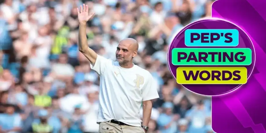 Pep Bids Everyone a Heartfelt Farewell