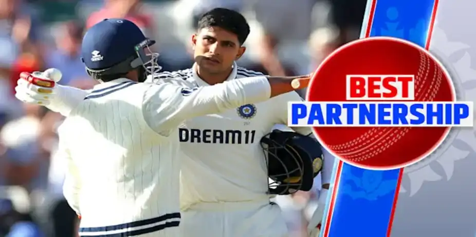 Gill, Jadeja's 203-run Stand in 2nd Test, 1st Inns