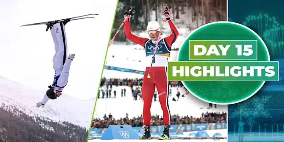 Winter Olympics: Day 15, Highlights