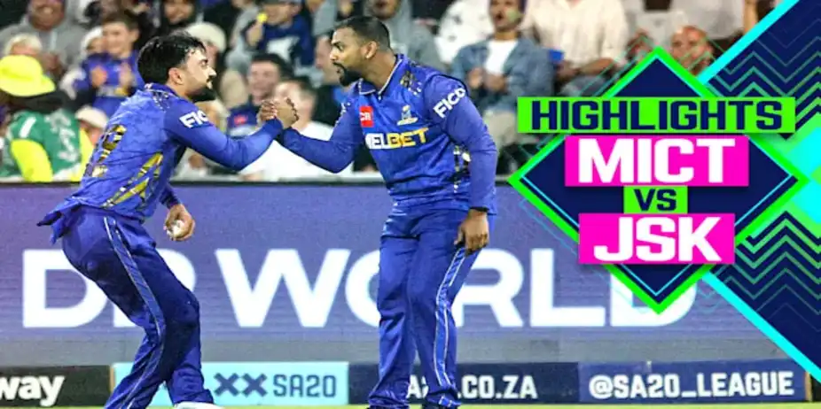 MI Cape Town vs Joburg Super Kings: Highlights