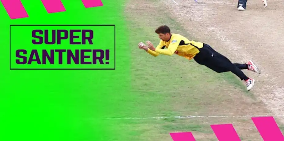 Flying Santner Pulls Off a Blinder!
