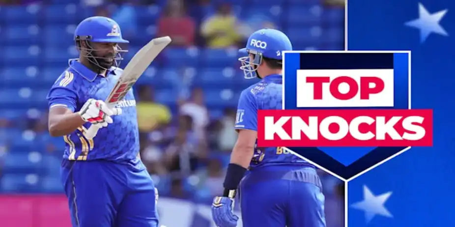Pollard's 50 vs LA Knight Riders