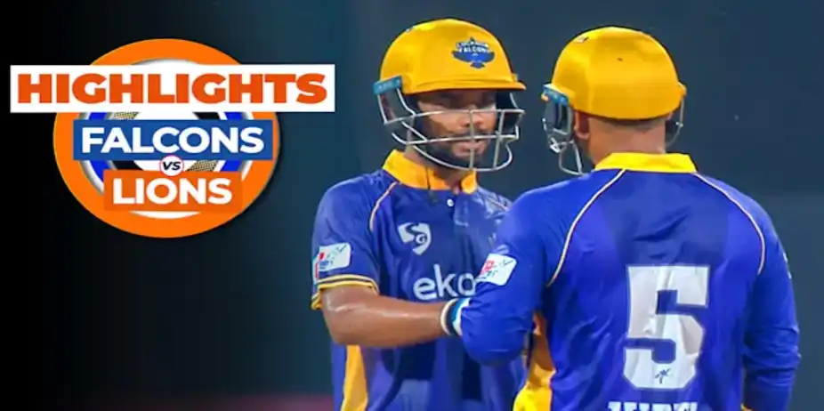 Lucknow Falcons vs Gaur Gorakhpur Lions: Highlights