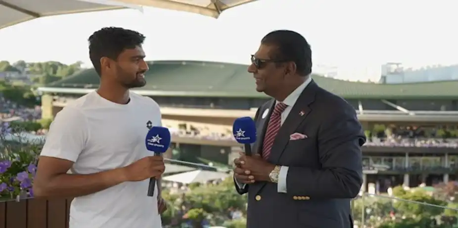 Bollipalli on His Wimbledon Debut