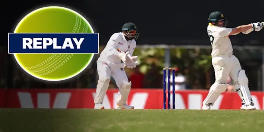 1st Test: AUS vs BAN, Day 3 Replay