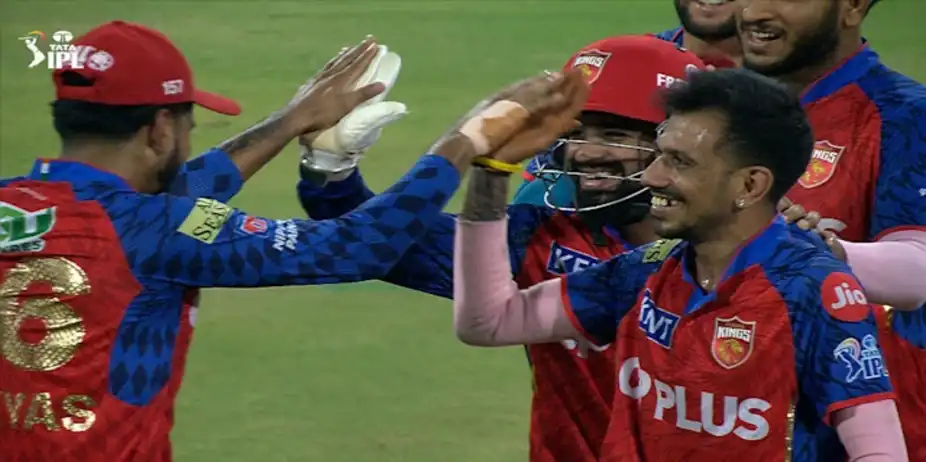Chahal's 2/25 vs LSG