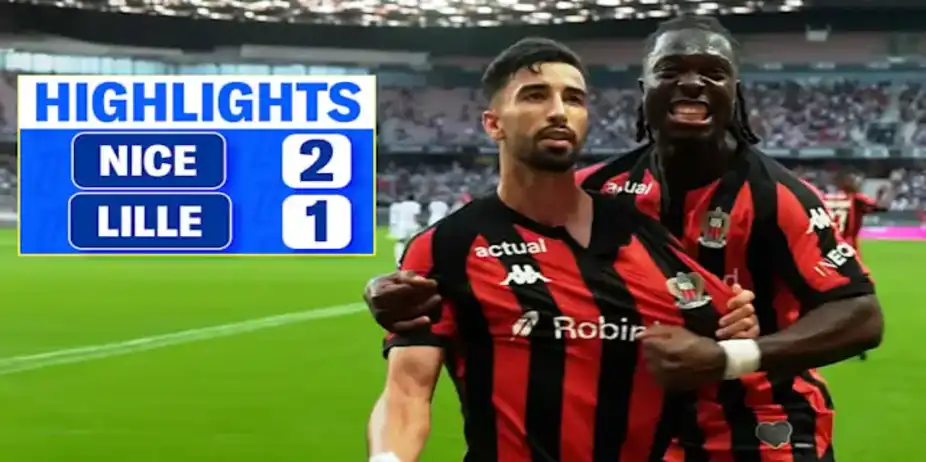 Nice vs Lille: Highlights
