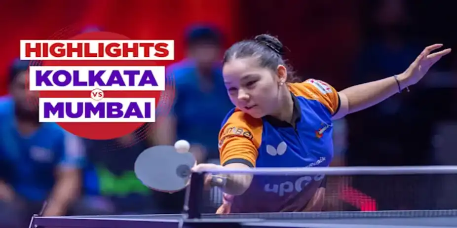 HVR Kolkata Thunder Blades vs U Mumba TT: Highlights