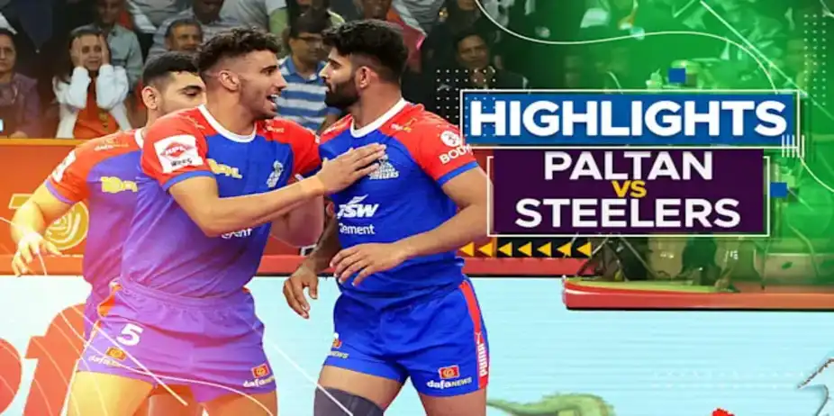 Paltan 39-44 Steelers