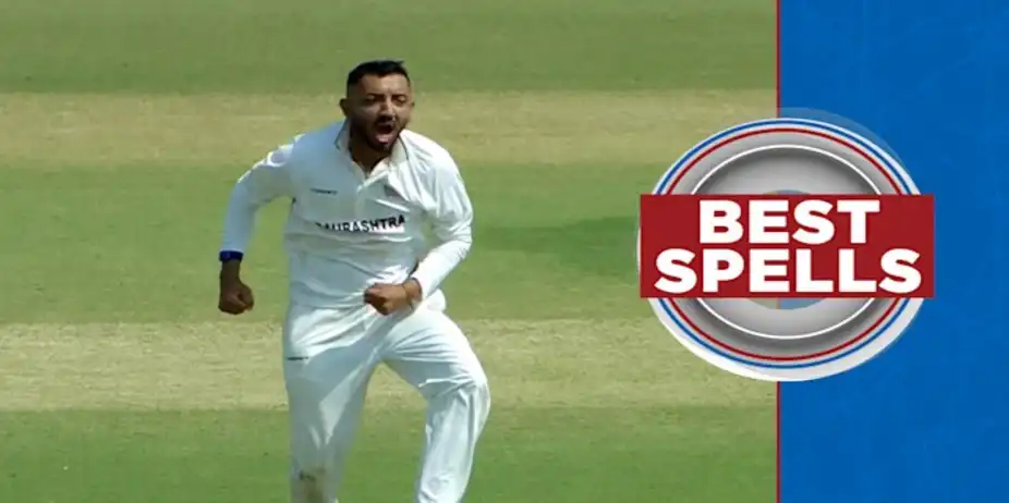 Dharmendrasinh's 7/124 vs Karnataka in 1st Inns