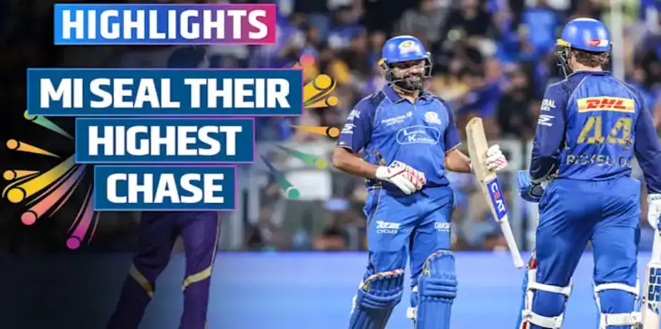 MI vs KKR: Highlights