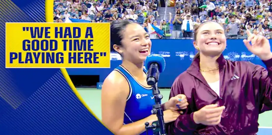 First Time Playing at Arthur Ashe: Jovic