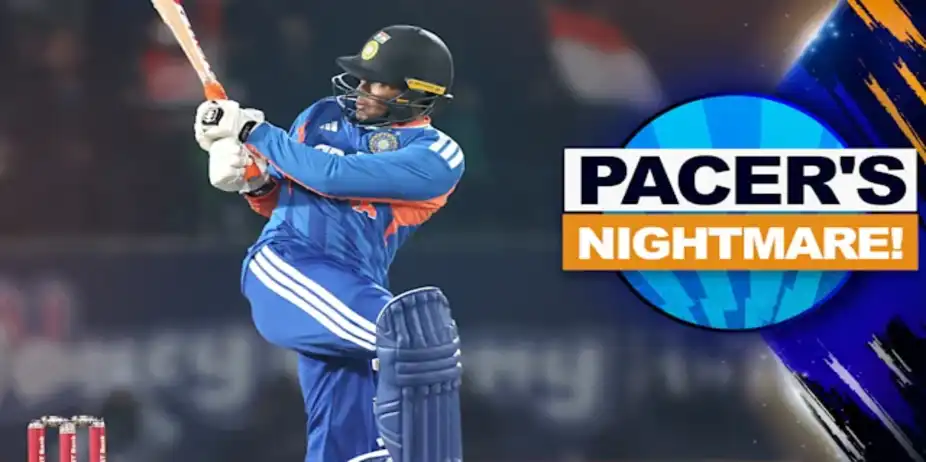 How Abhishek Feasts on Fast Bowling